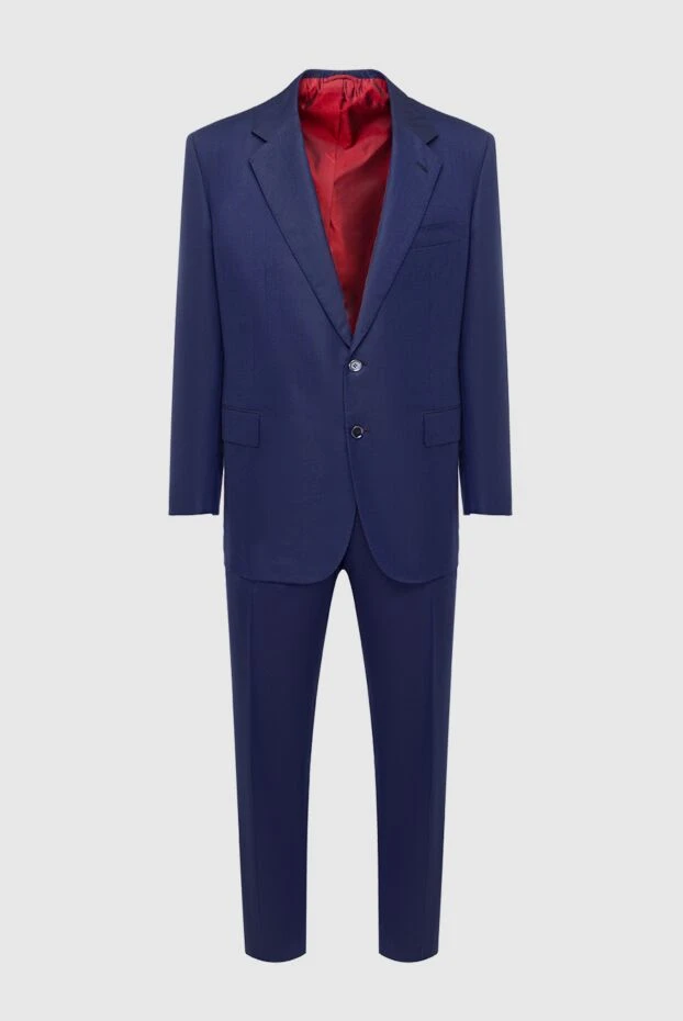 Stefano Ricci men's suit made of wool blue 162899 - photo 1