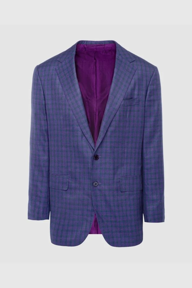 Stefano Ricci пиджак фиолетовый мужской 162906 - фото 1
