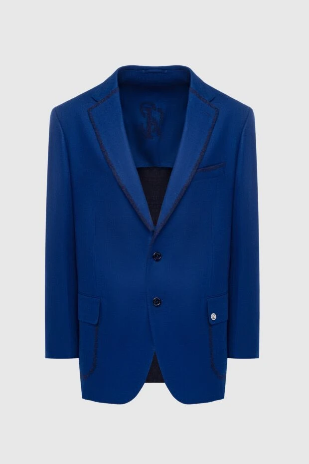 Stefano Ricci пиджак синий мужской 162907 - фото 1