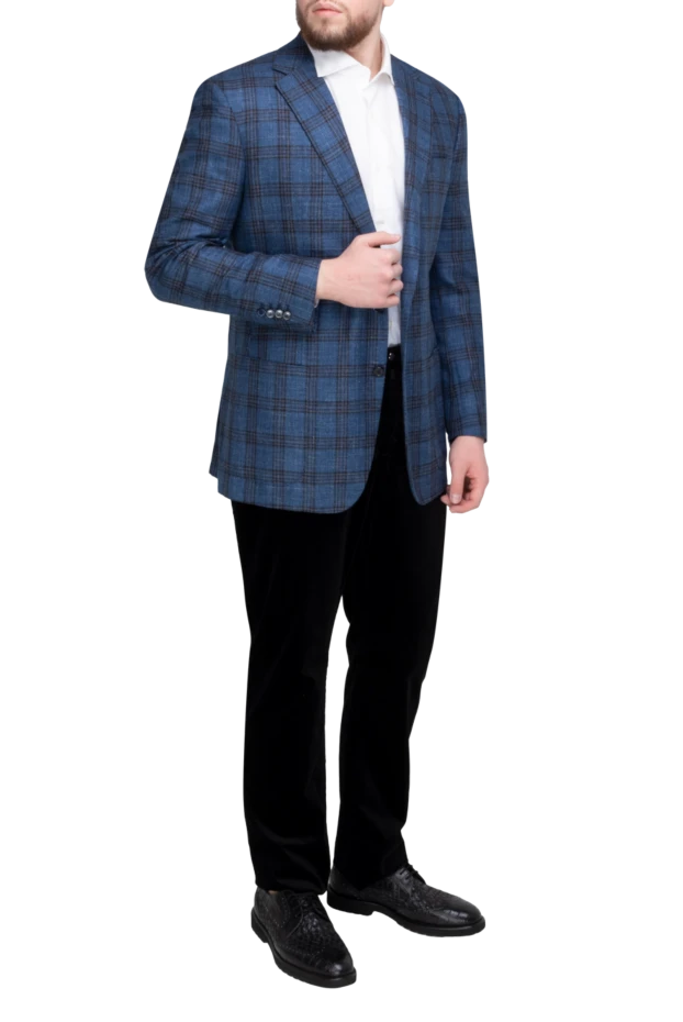 Stefano Ricci пиджак синий мужской 162918 - фото 2