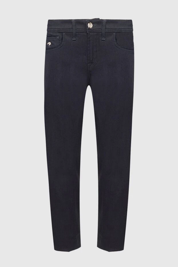 Stefano Ricci джинсы классические темные с фирменной отделкой 162927 - фото 1