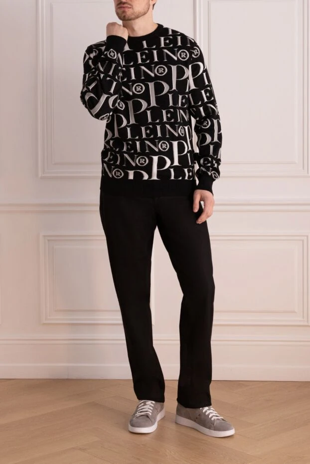 Stefano Ricci джинсы классические темные с фирменной отделкой 162927 - фото 2