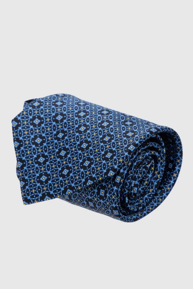 Stefano Ricci галстук из шелка синий мужской 162938 - фото 1