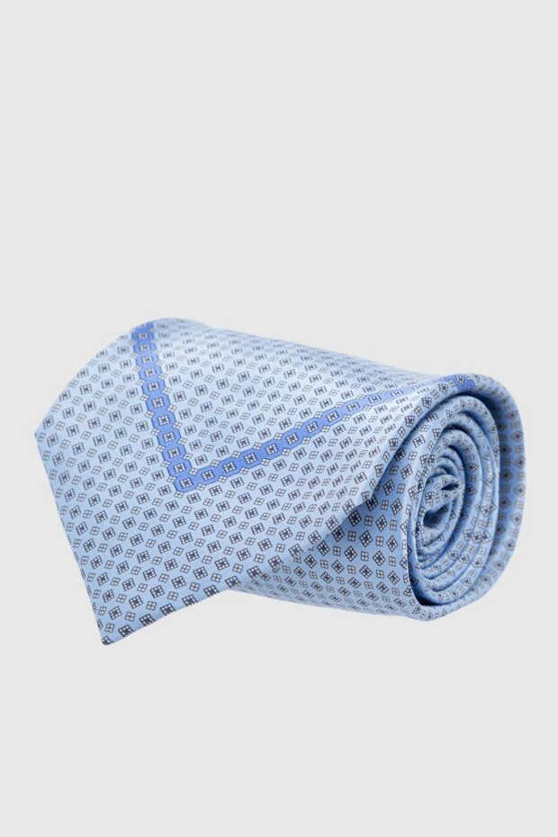 Stefano Ricci галстук из шелка голубой мужской 162939 - фото 1