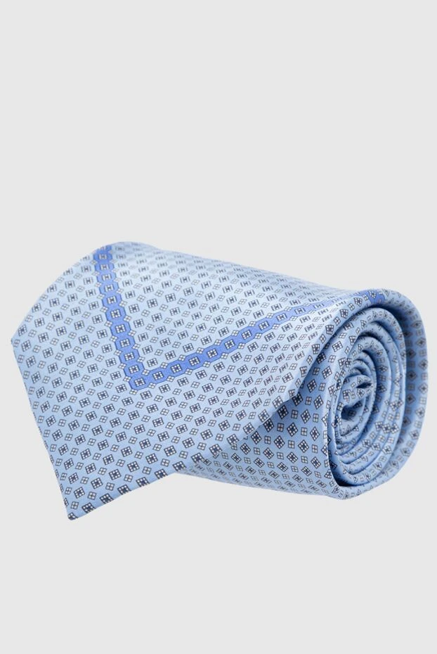 Stefano Ricci галстук из шелка голубой мужской 162939 - фото 1
