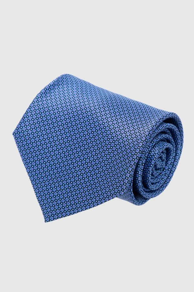 Stefano Ricci галстук из шелка голубой мужской 162945 - фото 1