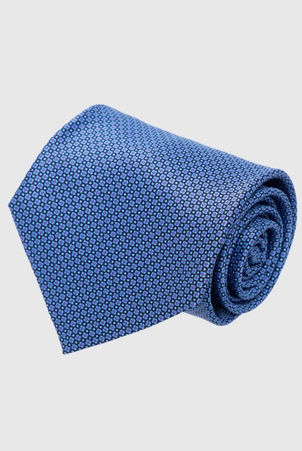 Stefano Ricci галстук из шелка голубой мужской 162945 - фото 1