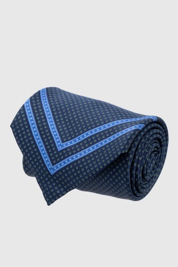 Stefano Ricci галстук из шелка синий мужской 162949 - фото 1