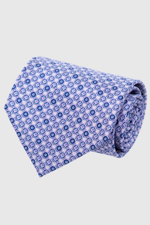 Purple silk tie for men - photo 1