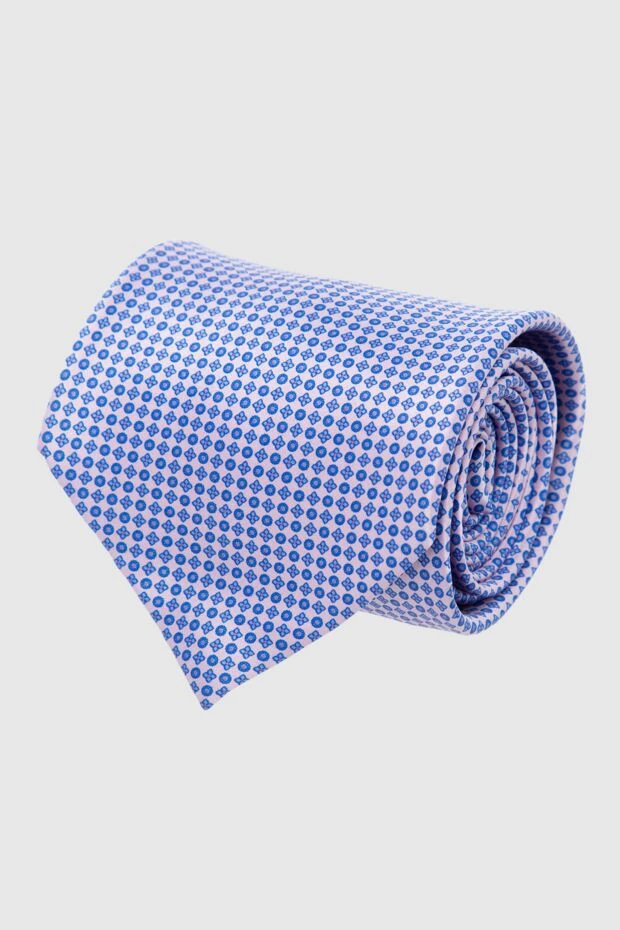 Stefano Ricci галстук из шелка фиолетовый мужской 162968 - фото 1