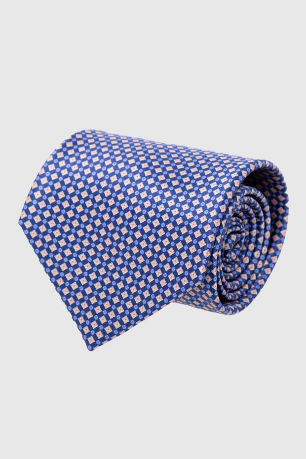 Stefano Ricci галстук из шелка синий мужской 162969 - фото 1
