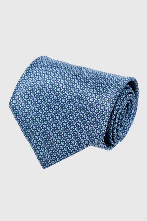 Stefano Ricci галстук из шелка синий мужской 162970 - фото 1