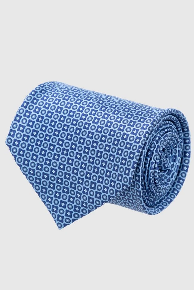 Stefano Ricci галстук из шелка голубой мужской 162971 - фото 1