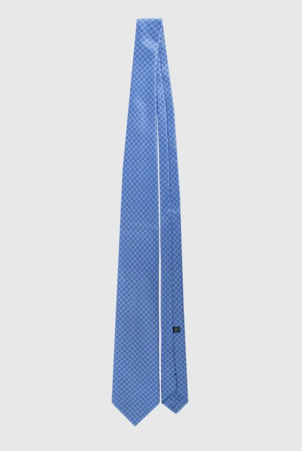 Stefano Ricci men's light blue silk tie with a small geometric pattern 162973 - photo 3