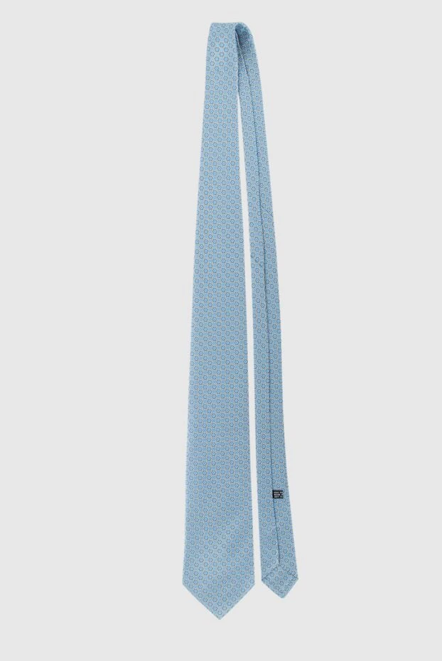Stefano Ricci light blue silk tie with a circular pattern 162978 - photo 3