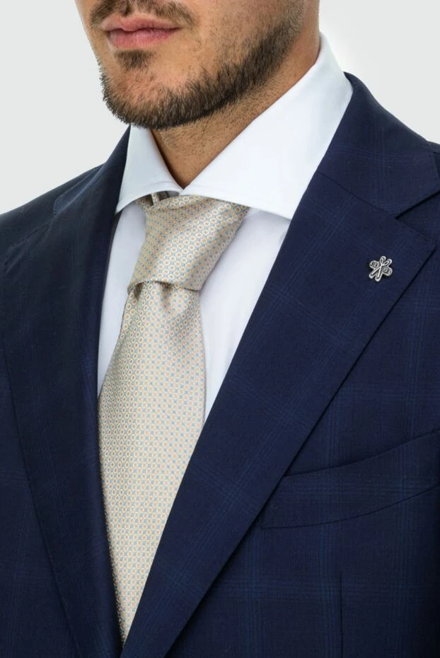 Stefano Ricci beige silk tie for men 162980 - photo 2