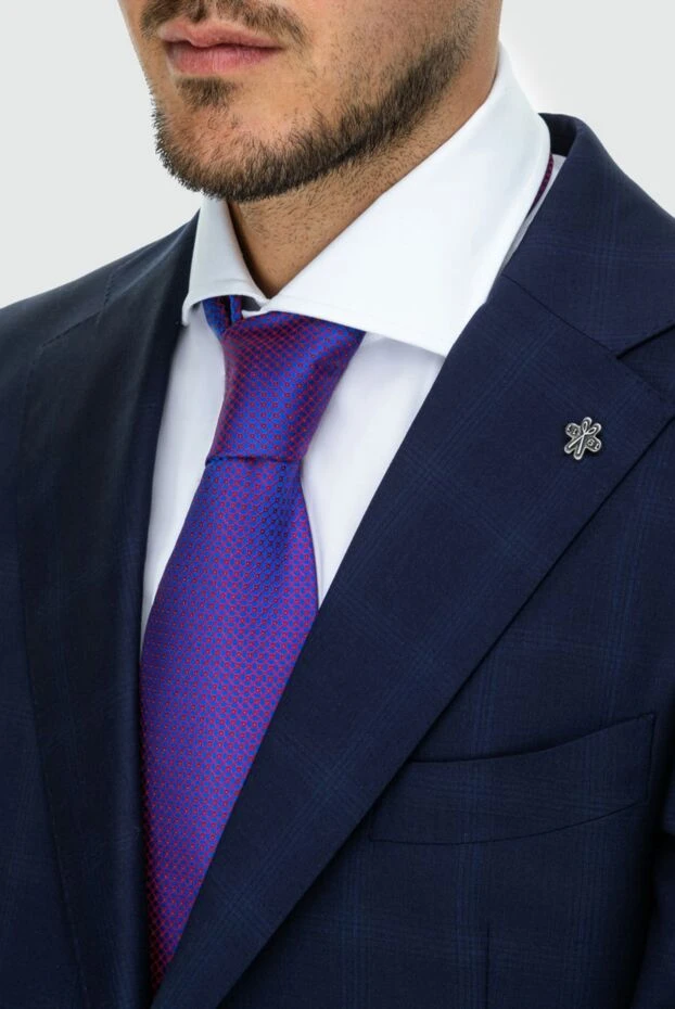 Stefano Ricci галстук из шелка коричневый мужской 162981 - фото 2