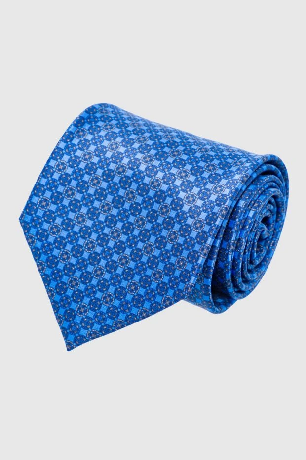 Stefano Ricci галстук из шелка синий мужской 162996 - фото 1