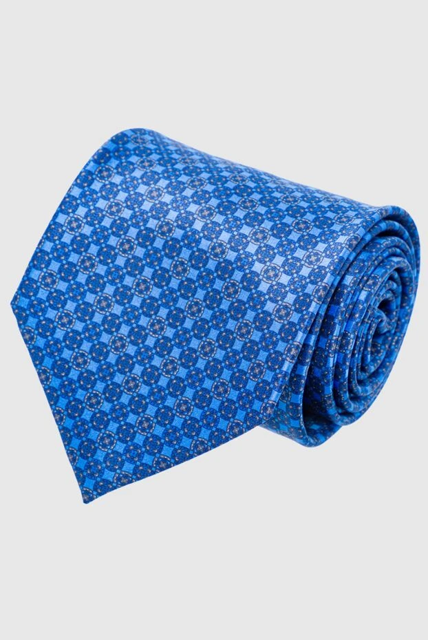 Stefano Ricci галстук из шелка синий мужской 162996 - фото 1