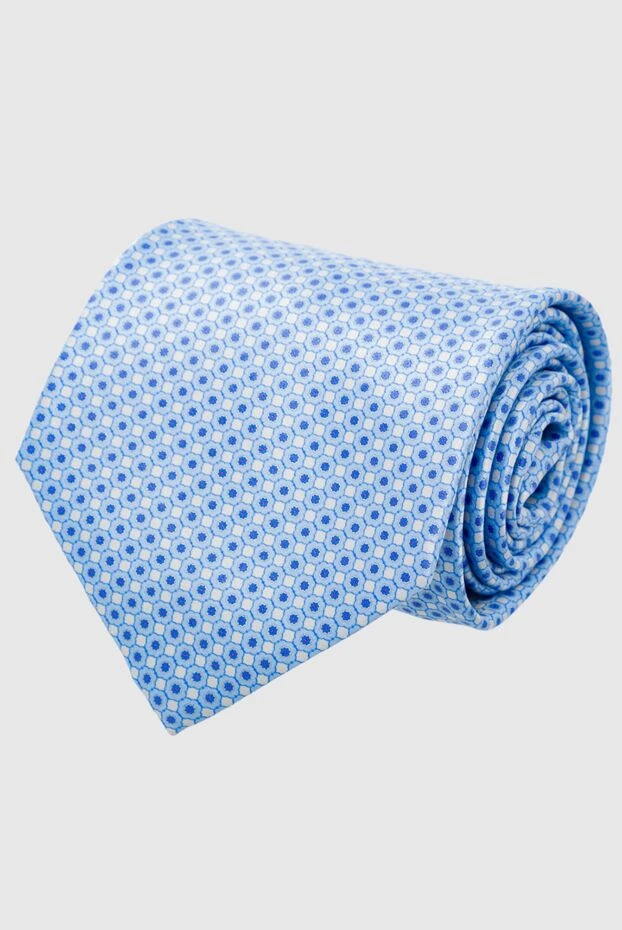 Stefano Ricci галстук из шелка голубой мужской 162999 - фото 1
