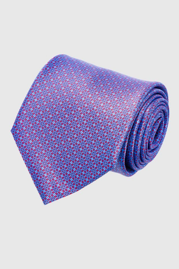 Stefano Ricci галстук из шелка фиолетовый мужской 163002 - фото 1