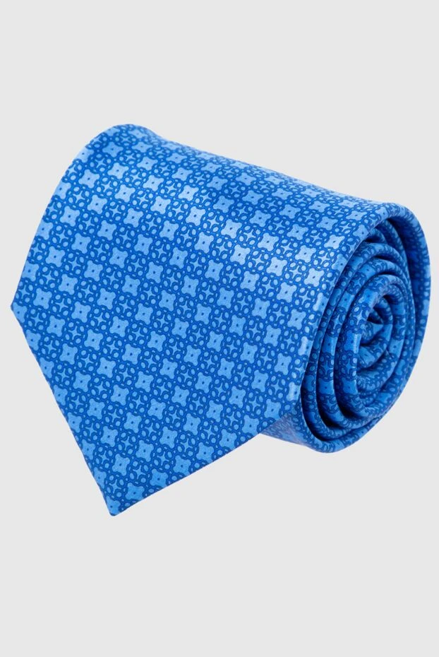 Stefano Ricci галстук из шелка синий мужской 163004 - фото 1