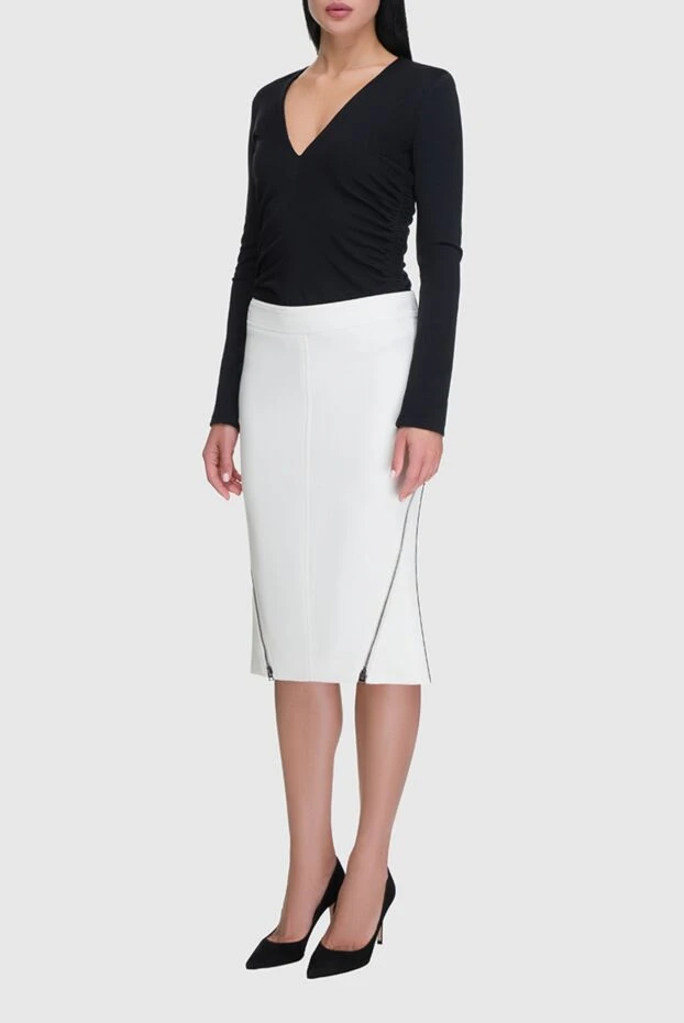 Tom Ford woman white wool skirt for women купить с ценами и фото 163022 - photo 2