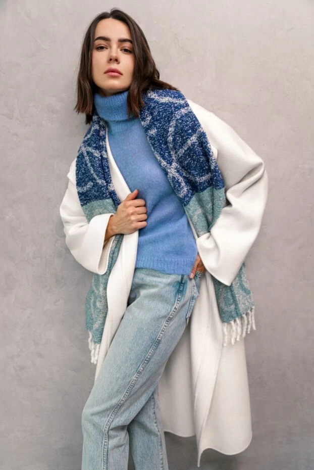 Khaite прямые джинсы светло-голубого цвета женские из варёного денима
 163113 - фото 2