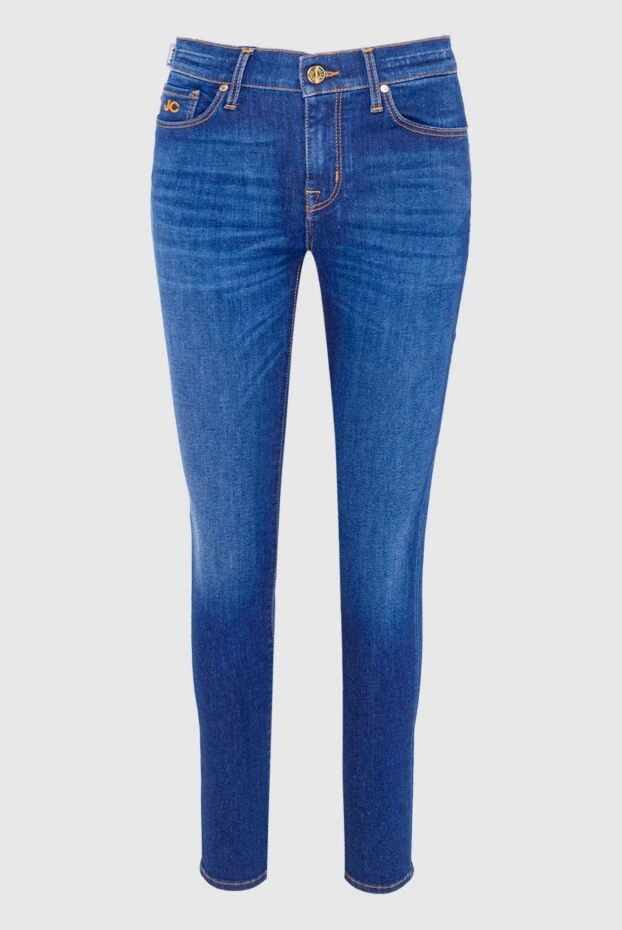 Jacob Cohen woman blue cotton jeans for women купить с ценами и фото 163187 - photo 1