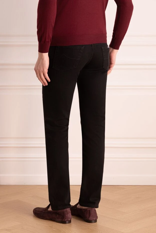 Jacob Cohen мужские джинсы в прямом крое с вставкой на правом кармане
 163191 - фото 3