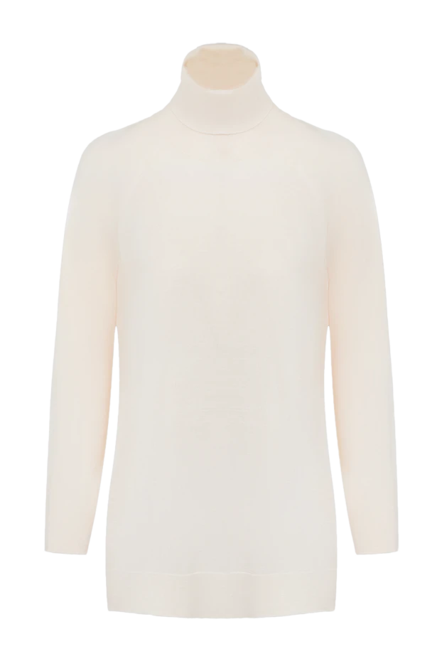 Әйелдерге арналған ақ жүн және жібек гольф - фото 1