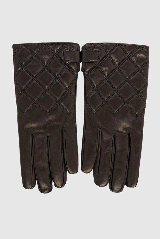 Billionaire man black leather gloves for men купить с ценами и фото 163289 - photo 1