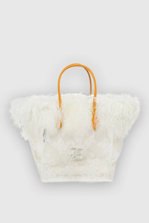 Ermanno Scervino woman white cotton and polyamide bag for women купить с ценами и фото 163311 - photo 1