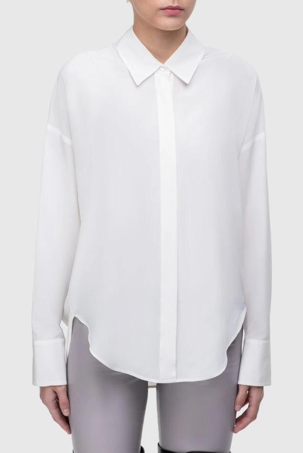 Lorena Antoniazzi woman white cotton blouse for women купить с ценами и фото 163437 - photo 2