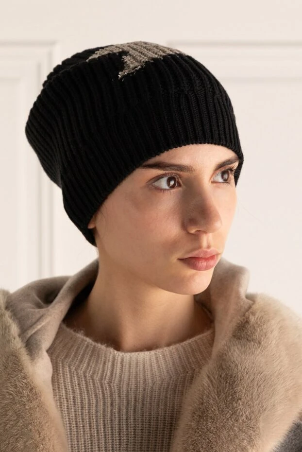 Lorena Antoniazzi woman black cap for women купить с ценами и фото 163510 - photo 2