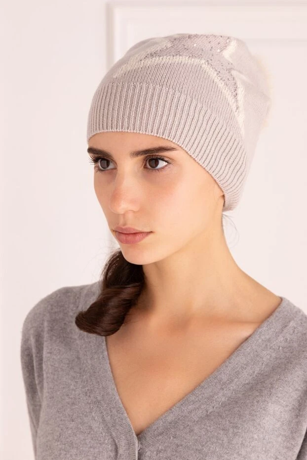 Lorena Antoniazzi woman gray cap for women купить с ценами и фото 163512 - photo 2