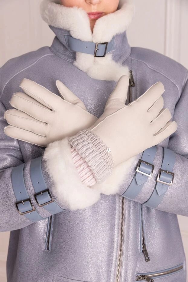 Lorena Antoniazzi woman gray gloves for women купить с ценами и фото 163520 - photo 2