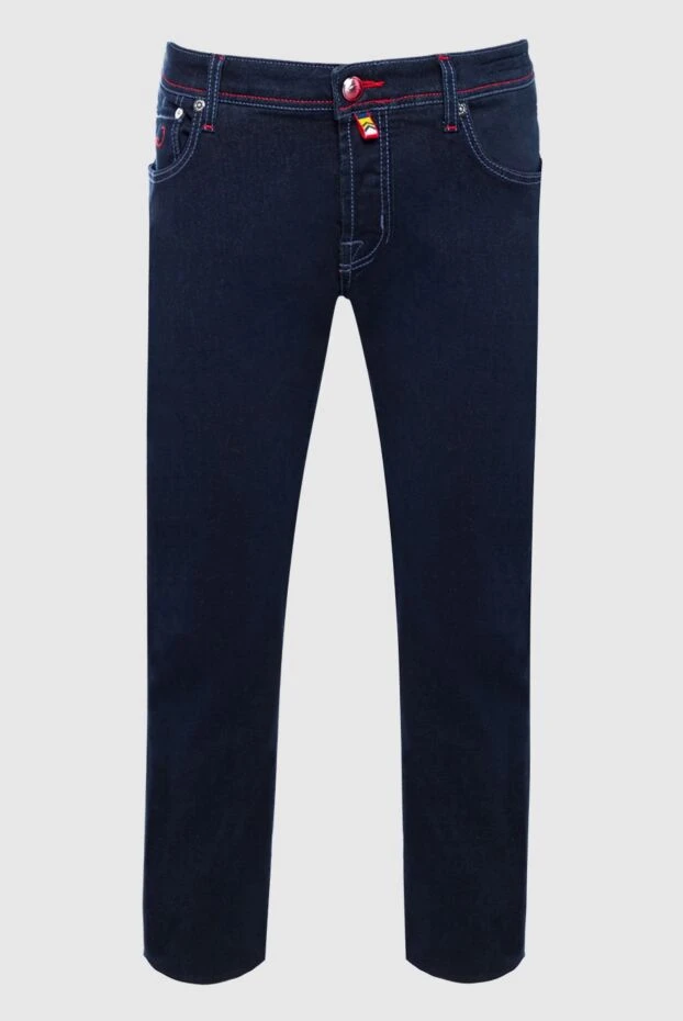 Jacob Cohen man blue cotton jeans for men купить с ценами и фото 163606 - photo 1