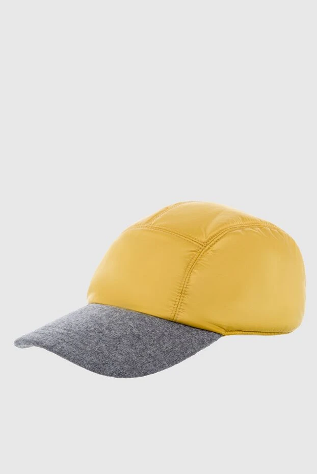 Panicale yellow polyester cap for men 163627 - photo 3