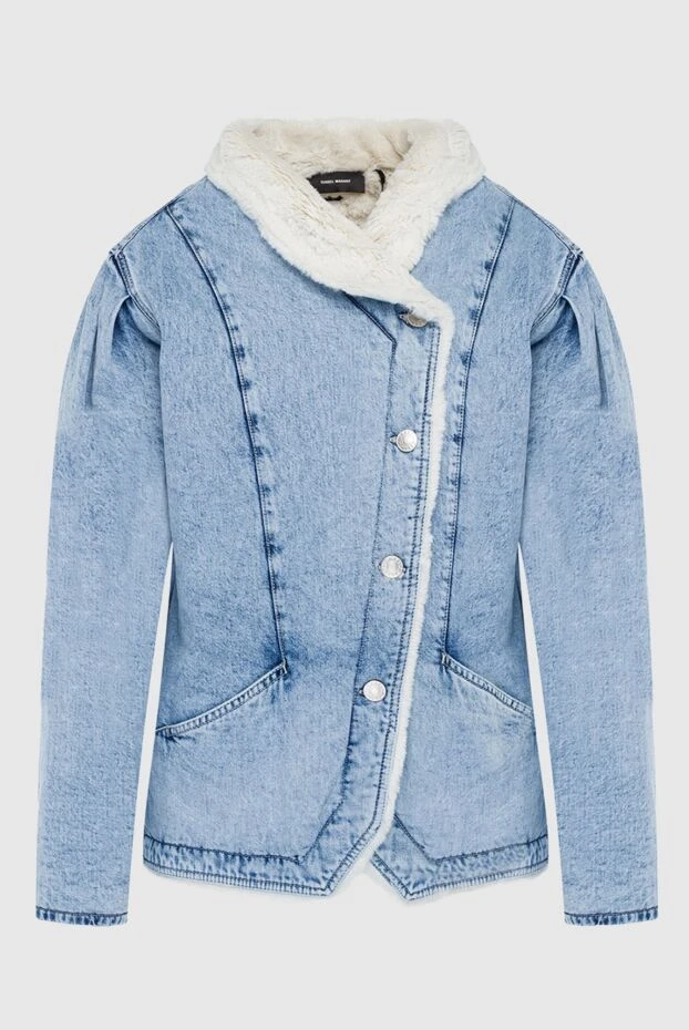 Isabel Marant woman blue cotton denim jacket for women купить с ценами и фото 163670 - photo 1