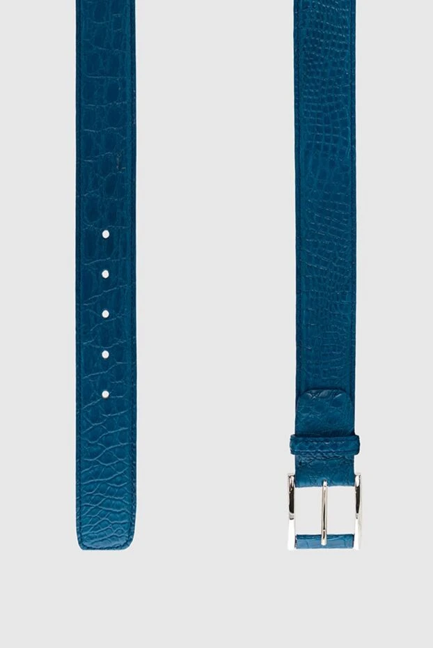 Tardini man blue crocodile leather belt for men купить с ценами и фото 163698 - photo 2