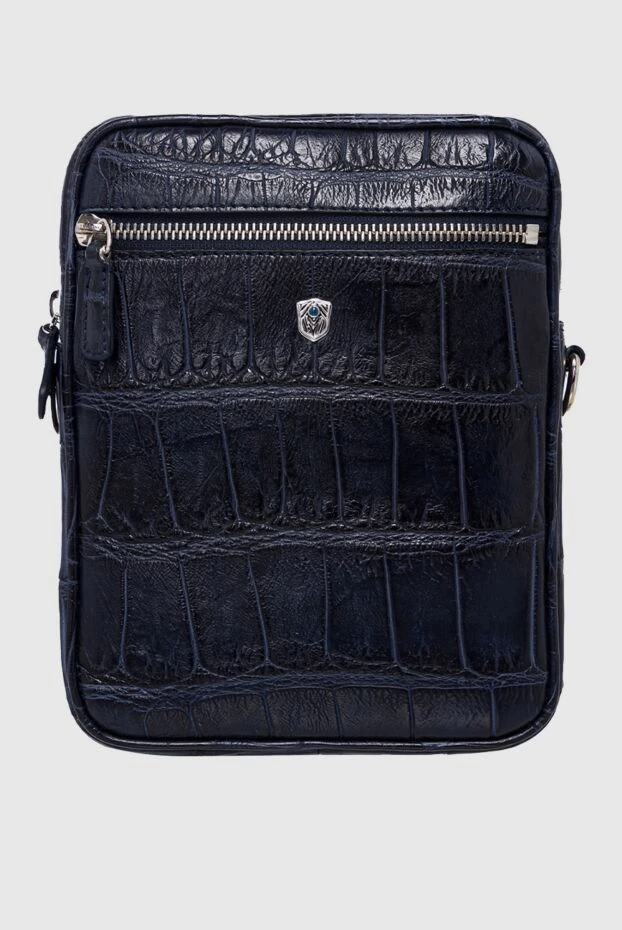 Tardini man blue alligator shoulder bag for men купить с ценами и фото 163707 - photo 1