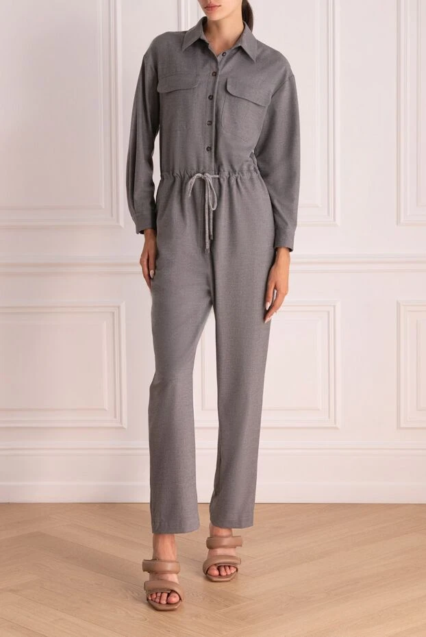 Cappellini woman gray overalls for women купить с ценами и фото 163736 - photo 2