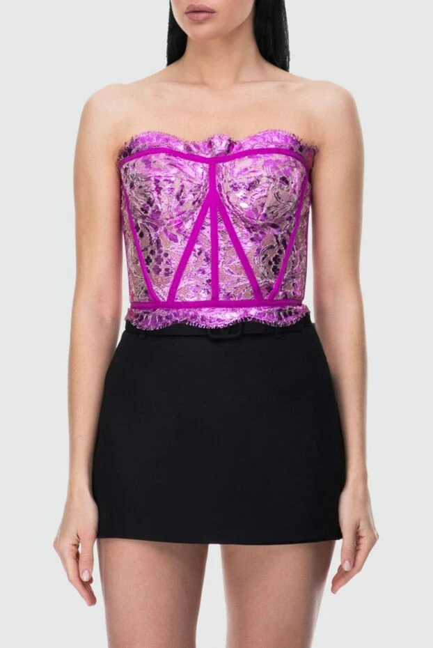 Dolce & Gabbana корсет фиолетовый женский 163757 - фото 3