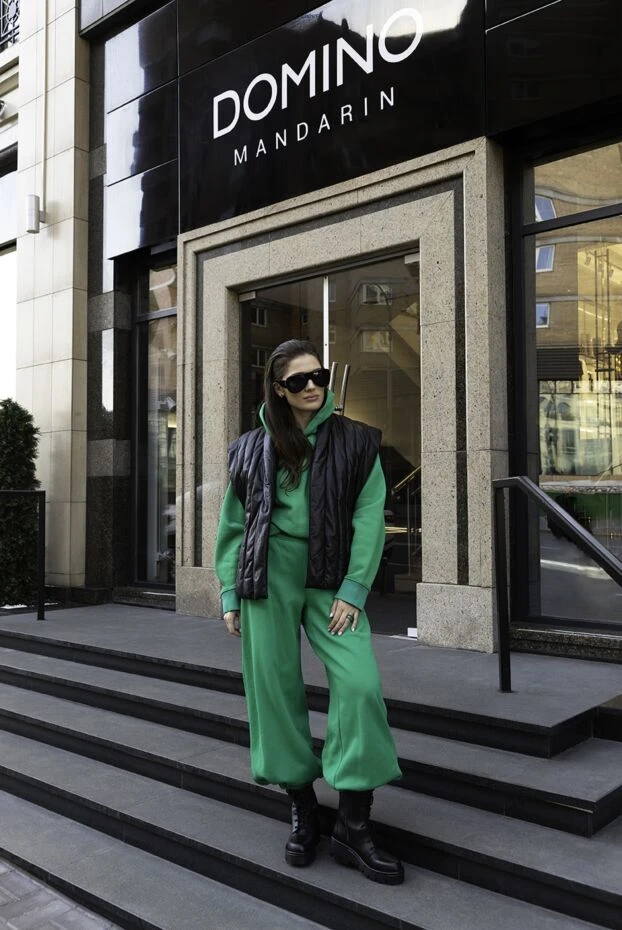 Valentino ботинки женские высокие кожаные с ремешком и логотипом черные 163771 - фото 2