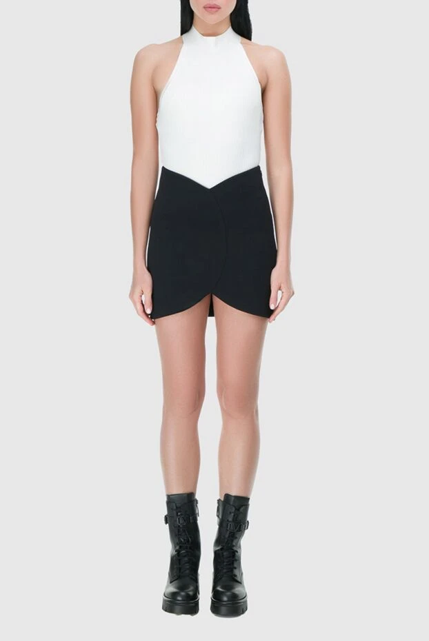 Вискозды және эластанды әйелдерге арналған ақ топ - фото 2