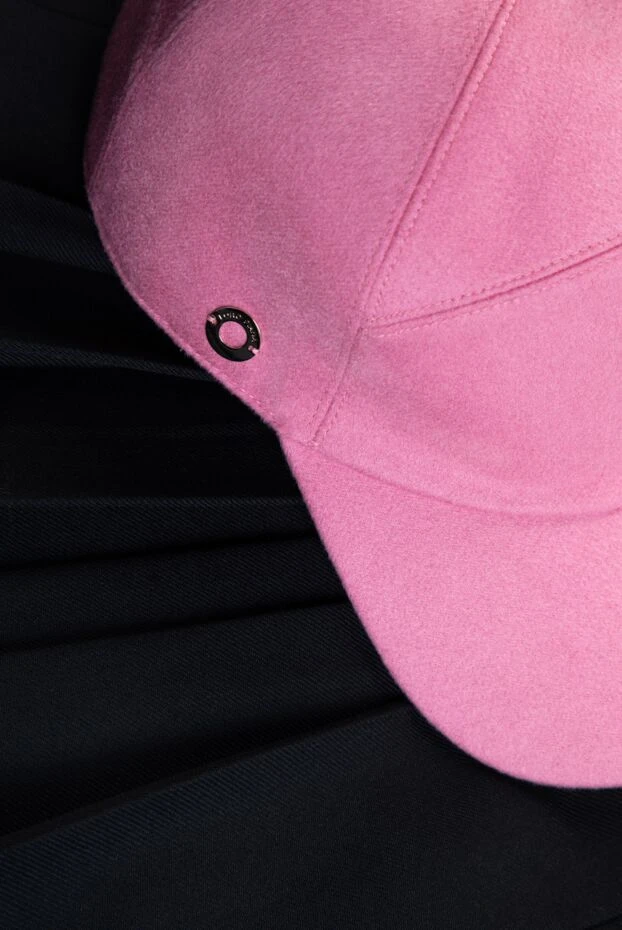 Pink cashmere cap for women - photo 2