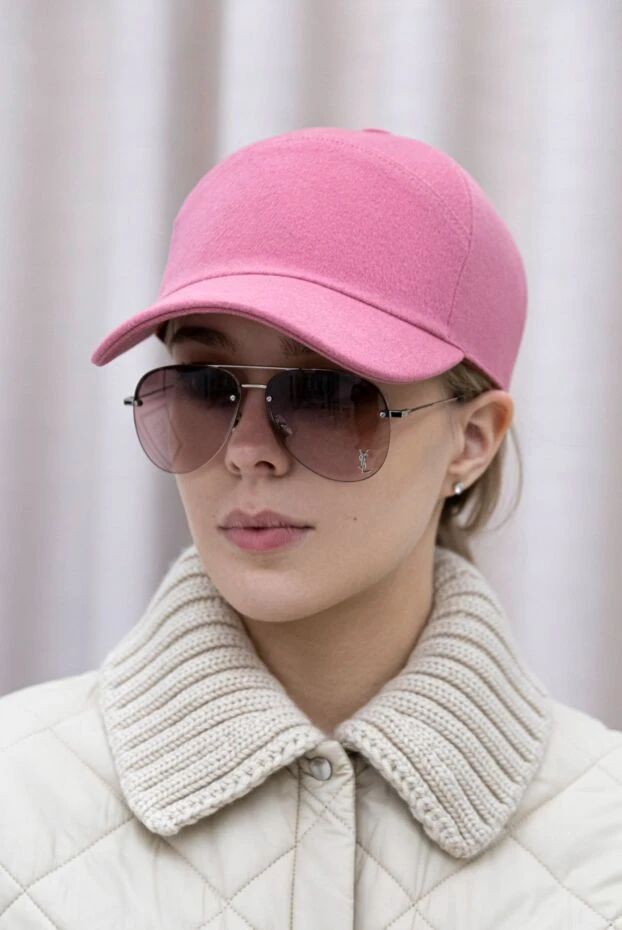 Loro Piana pink cashmere cap for women 163822 - photo 3