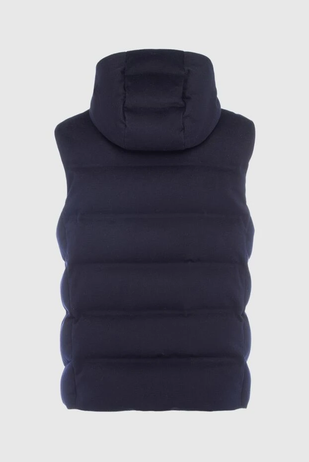 Loro Piana man men's cashmere and down vest blue купить с ценами и фото 163834 - photo 2