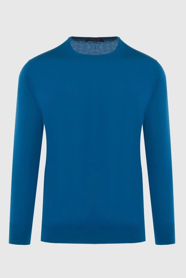 Loro Piana man wool jumper blue for men купить с ценами и фото 163849 - photo 1